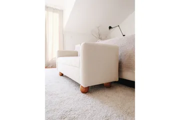 Natsuko Sittepuff 115 cm - Hvit - Møbler - Stoler & lenestoler - Krakk - Puff