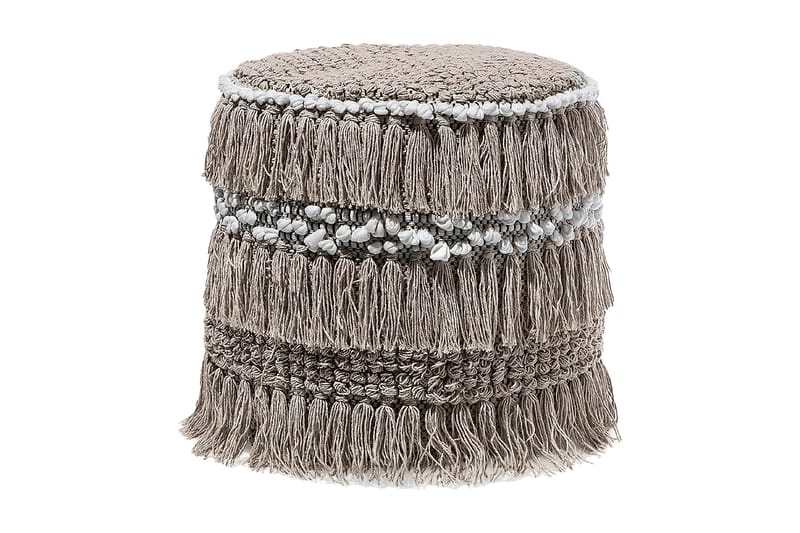 Noida Puff 44 cm - Beige - Møbler - Stoler & lenestoler - Krakk - Puff