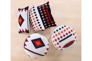 Opelousas Sittepuff 46 cm - Flerfarget - Møbler - Stoler & lenestoler - Krakk - Puff