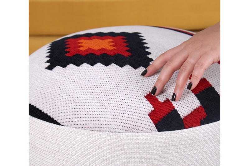 Opelousas Sittepuff 46 cm - Flerfarget - Møbler - Stoler & lenestoler - Krakk - Puff