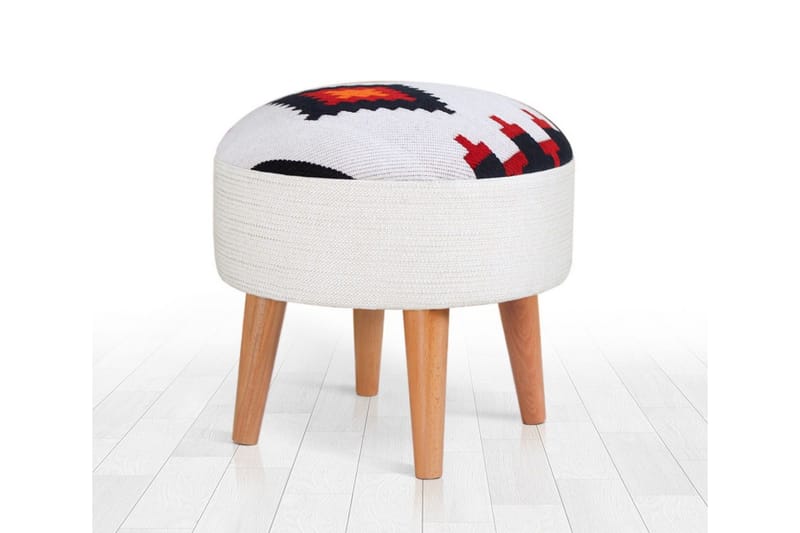 Opelousas Sittepuff 46 cm - Flerfarget - Møbler - Stoler & lenestoler - Krakk - Puff