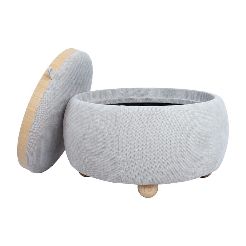 Ottoman/Table HOME4YOU - Beige - Møbler - Stoler & lenestoler - Krakk - Puff