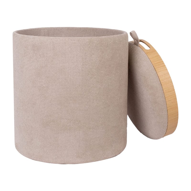 Ottoman/Table HOME4YOU - Beige - Møbler - Stoler & lenestoler - Krakk - Puff