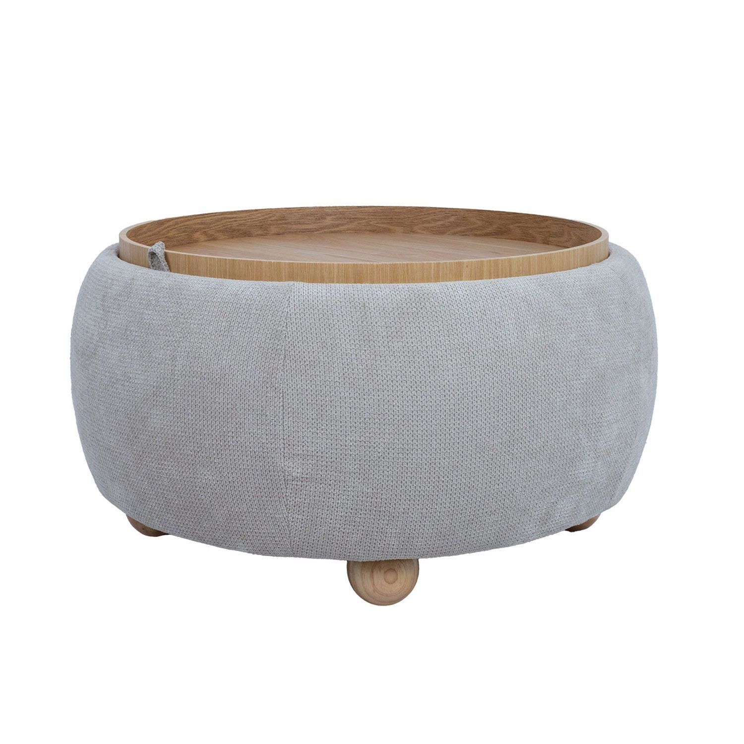 Ottoman/Table HOME4YOU - Beige