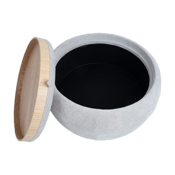 Ottoman/Table HOME4YOU - Beige - Møbler - Stoler & lenestoler - Krakk - Puff - Sittepuff med oppbevaring