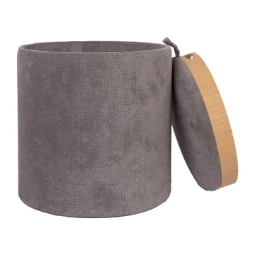 Ottoman/Table HOME4YOU - Grå - Møbler - Stoler & lenestoler - Krakk - Puff - Sittepuff med oppbevaring