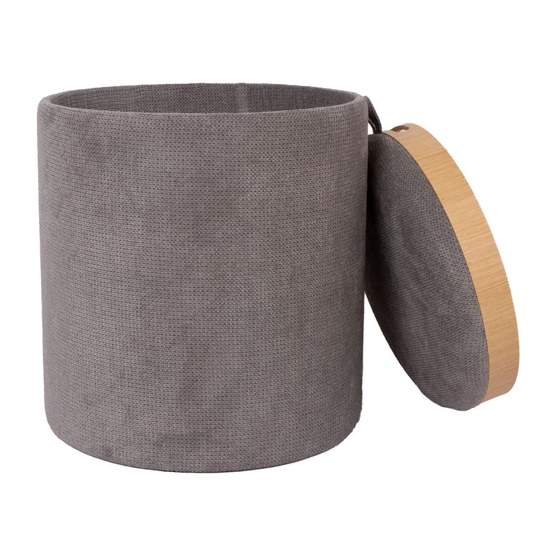 Ottoman/Table HOME4YOU - Grå - Møbler - Stoler & lenestoler - Krakk - Puff