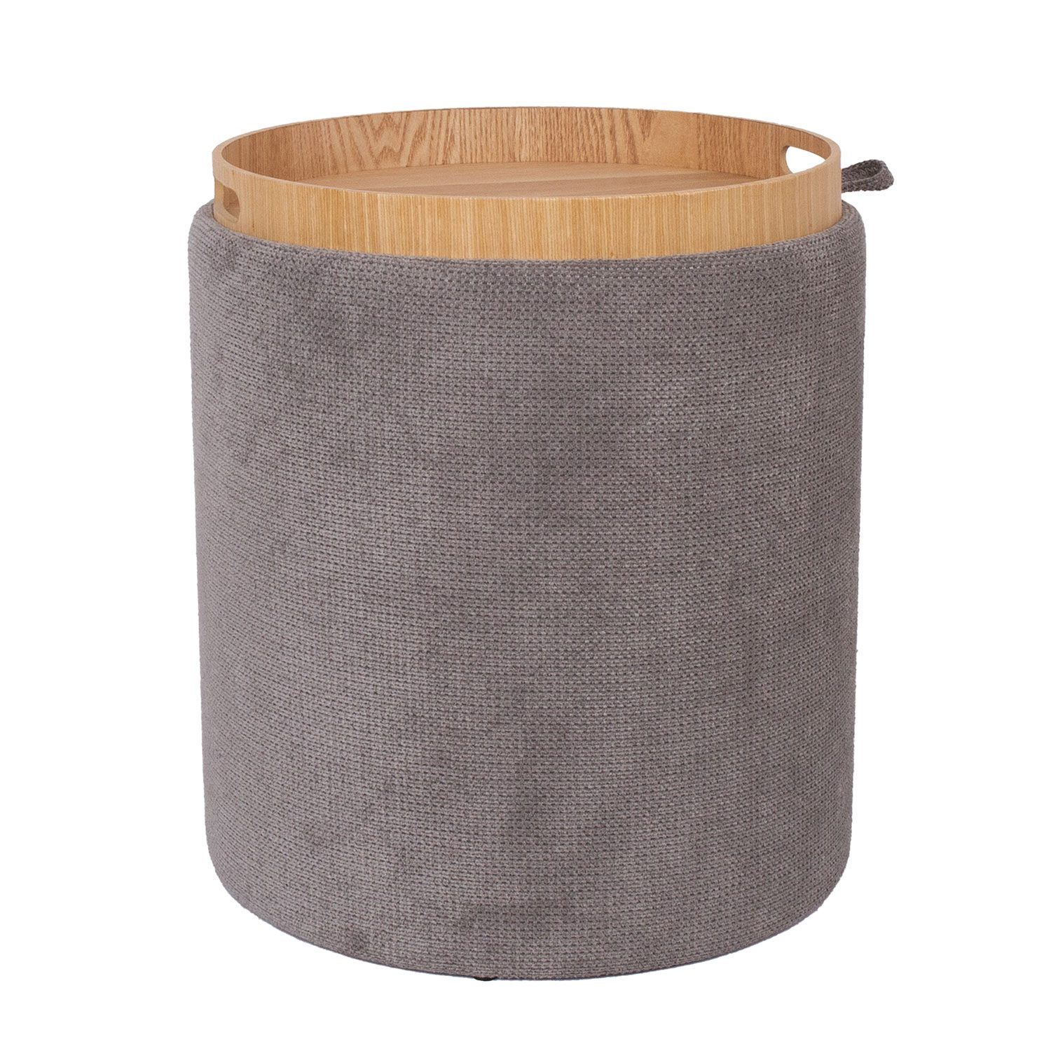 Ottoman/Table HOME4YOU - Grå