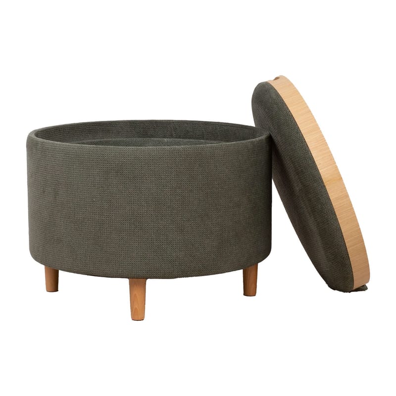 Ottoman/Table HOME4YOU - Grønn - Møbler - Stoler & lenestoler - Krakk - Puff