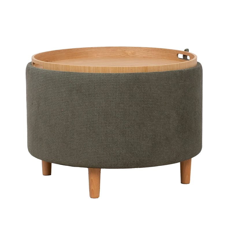 Ottoman/Table HOME4YOU - Grønn - Møbler - Stoler & lenestoler - Krakk - Puff