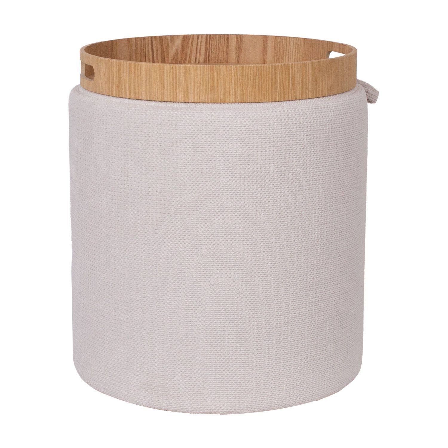 Ottoman/Table HOME4YOU - Hvit