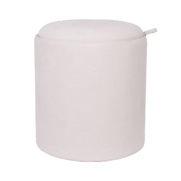 Ottoman/Table HOME4YOU - Hvit - Møbler - Stoler & lenestoler - Krakk - Puff - Sittepuff med oppbevaring