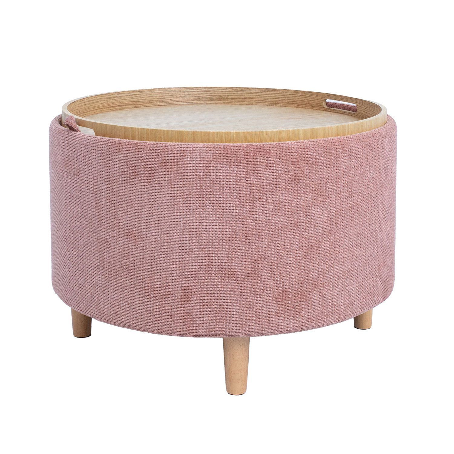 Ottoman/Table HOME4YOU - Rosa