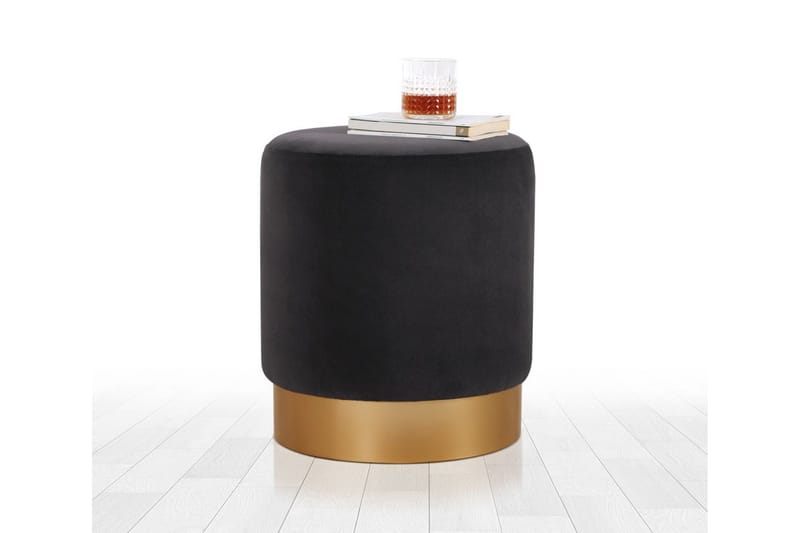 Owensboro Sittepuff 40 cm - Grå - Møbler - Stoler & lenestoler - Krakk - Puff