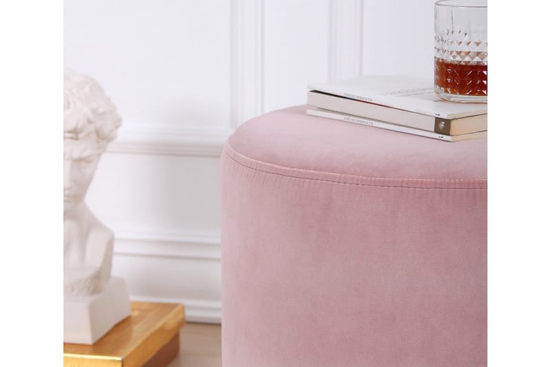 Owensboro Sittepuff 40 cm - Rosa - Møbler - Stoler & lenestoler - Krakk - Puff