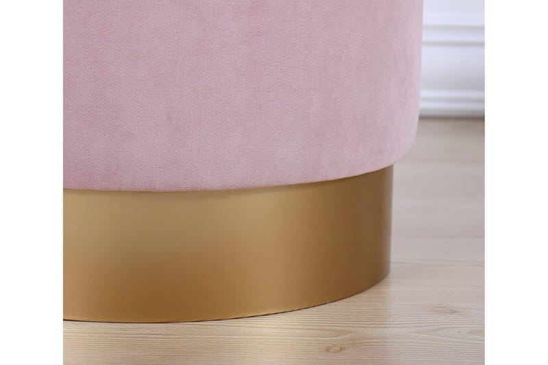 Owensboro Sittepuff 40 cm - Rosa - Møbler - Stoler & lenestoler - Krakk - Puff