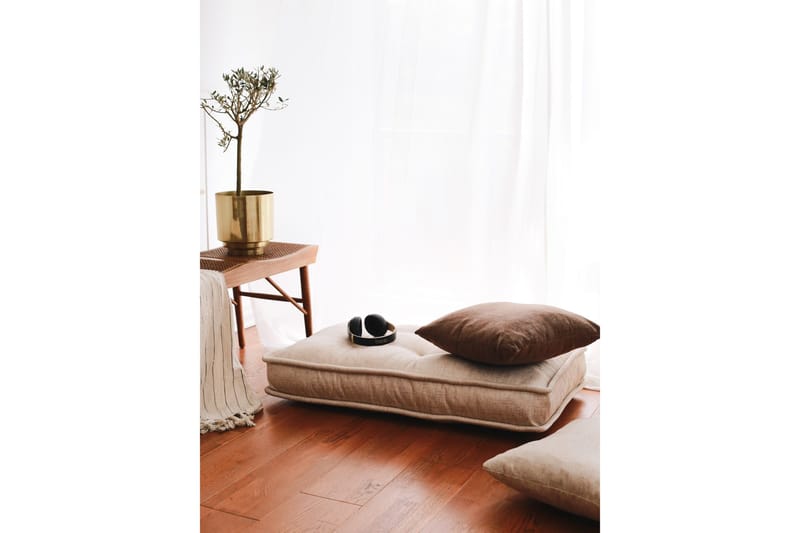 Parul Sittepuff 100 cm - Cream - Møbler - Stoler & lenestoler - Krakk - Puff