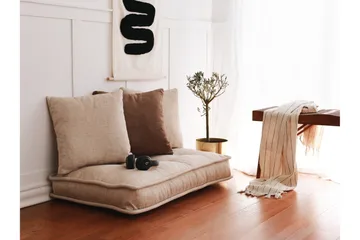 Parul Sittepuff 100 cm - Cream - Møbler - Stoler & lenestoler - Krakk - Puff