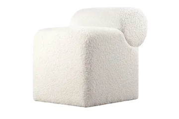 Patava Sittepuff 45 cm - Hvit - Møbler - Stoler & lenestoler - Krakk - Puff