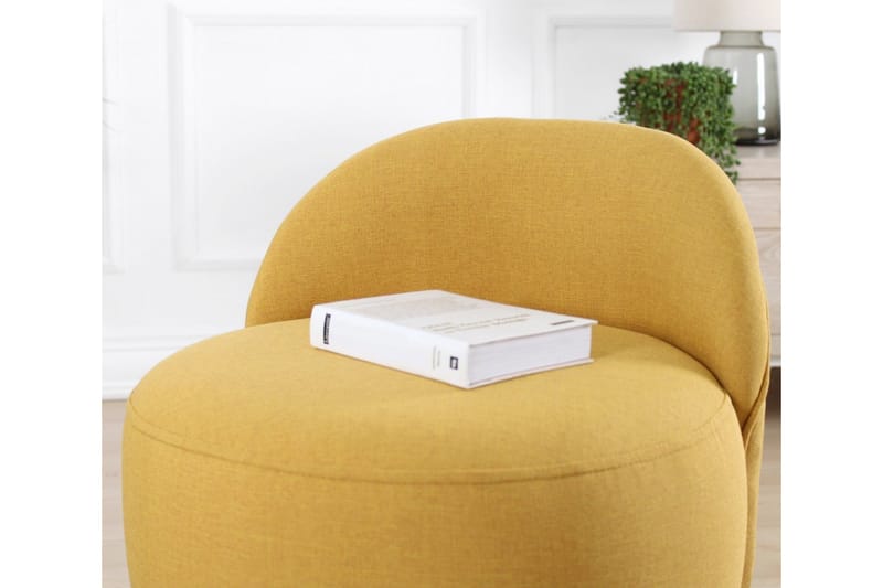 Philippi Sittepuff 42 cm - Gul - Møbler - Stoler & lenestoler - Krakk - Puff