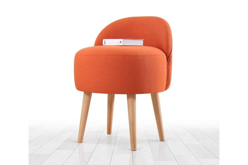 Philippi Sittepuff 42 cm - Oransje - Møbler - Stoler & lenestoler - Krakk - Puff