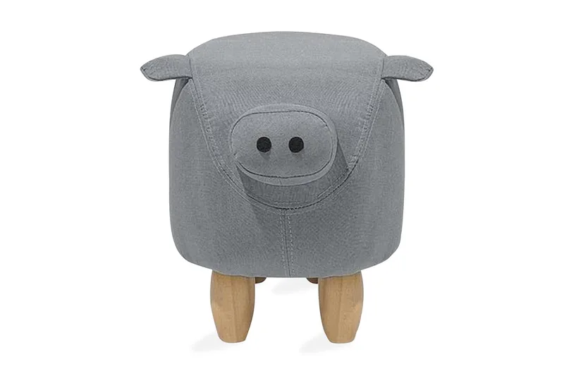 Piggy Sittepuff 50 cm - Grå - Møbler - Stoler & lenestoler - Krakk - Puff