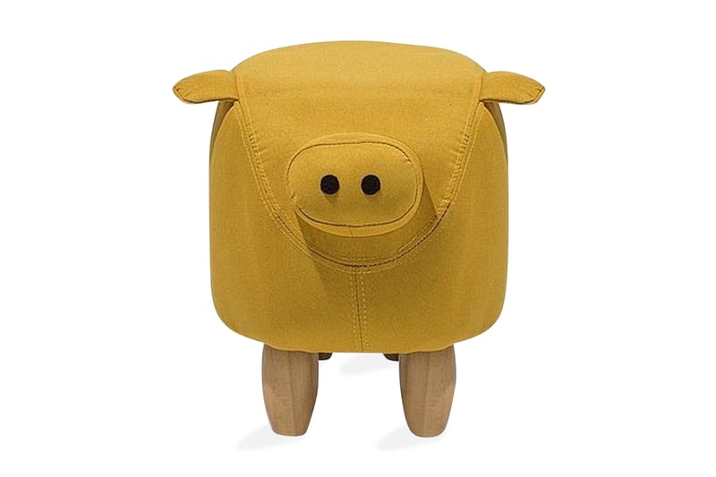 Piggy Sittepuff 50 cm - Gul - Møbler - Stoler & lenestoler - Krakk - Puff