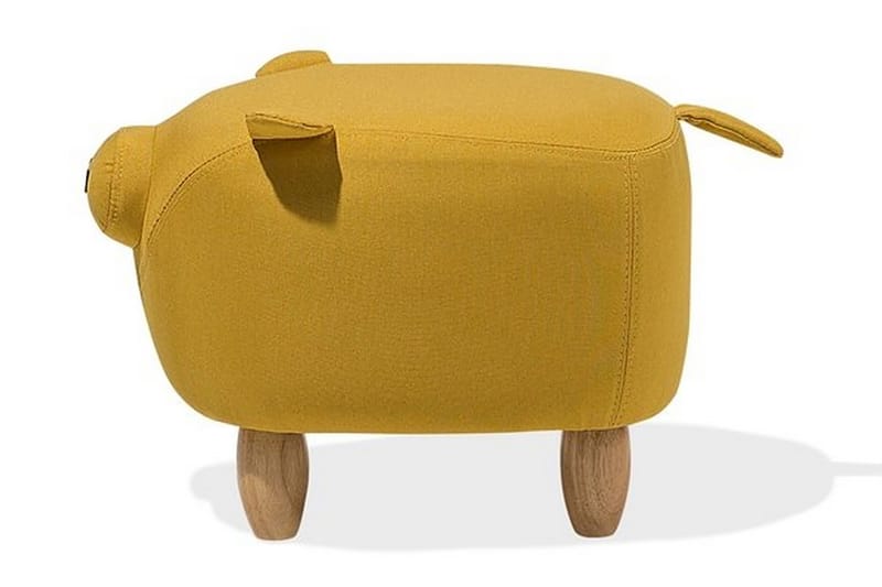 Piggy Sittepuff 50 cm - Gul - Møbler - Stoler & lenestoler - Krakk - Puff