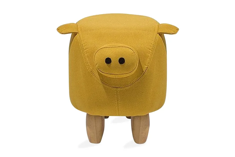 Piggy Sittepuff 50 cm, Gul