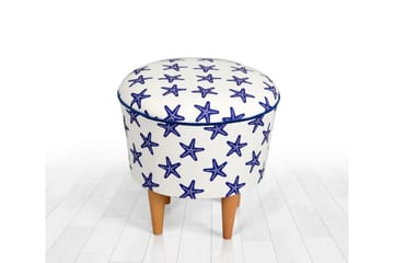 Pradera Sittepuff 42 cm - Blå - Møbler - Stoler & lenestoler - Krakk - Puff