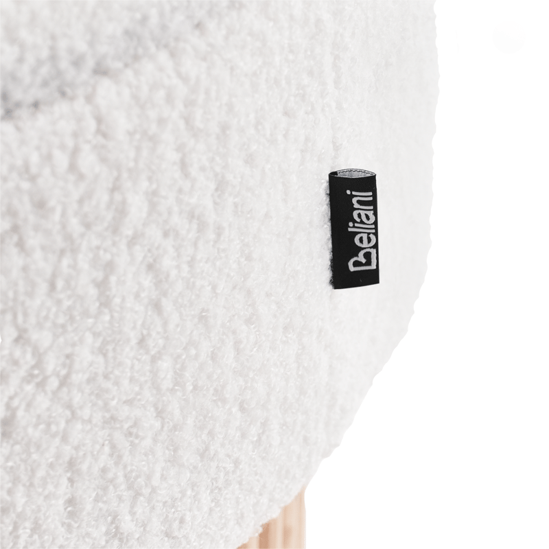 Puff Richey - Off-White - Møbler - Stoler & lenestoler - Krakk - Puff - Sittepuff med oppbevaring