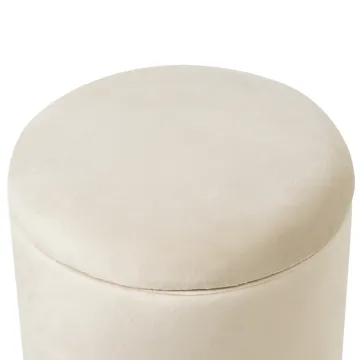 Puff Wenona - Lys beige - Møbler - Stoler & lenestoler - Krakk - Puff - Sittepuff med oppbevaring