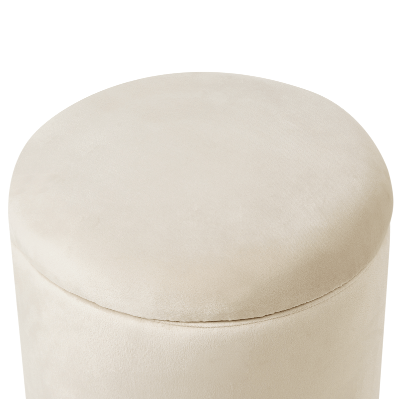 Puff Wenona - Lys beige - Møbler - Stoler & lenestoler - Krakk - Puff - Sittepuff med oppbevaring