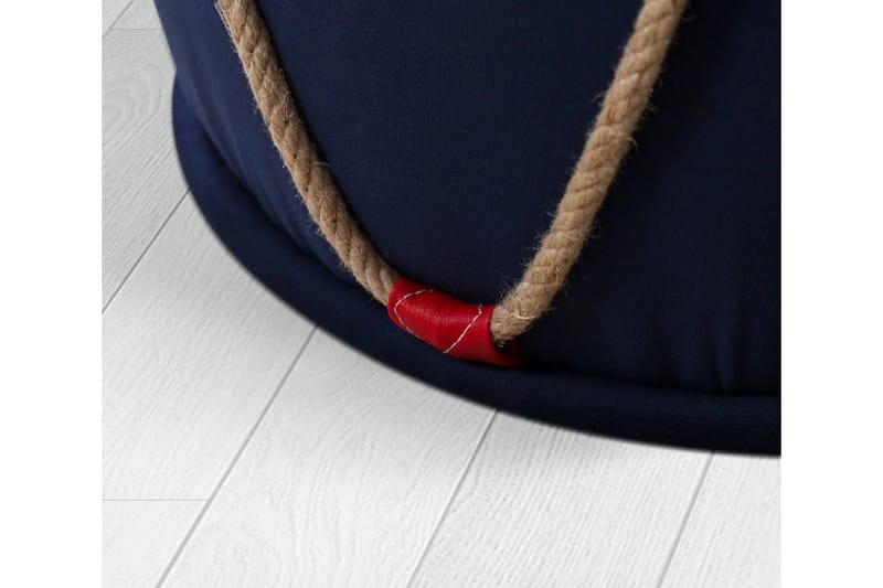 Redlands Sittepuff 42 cm - Blå - Møbler - Stoler & lenestoler - Krakk - Puff