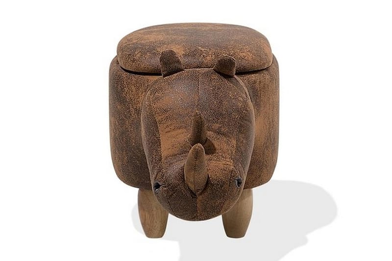 Rhino Puff 60 cm - Brun - Møbler - Stoler & lenestoler - Krakk - Puff