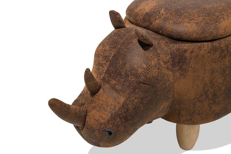 Rhino Puff 60 cm - Brun - Puff