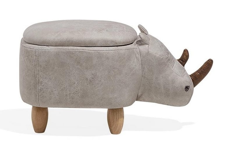 Rhino Puff 60 cm - Grå - Puff