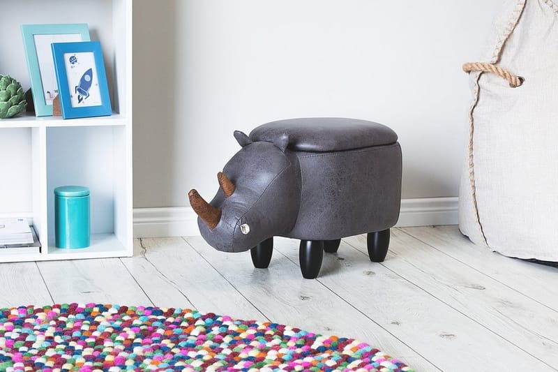 Rhino Puff 60 cm - Grå - Møbler - Stoler & lenestoler - Krakk - Puff