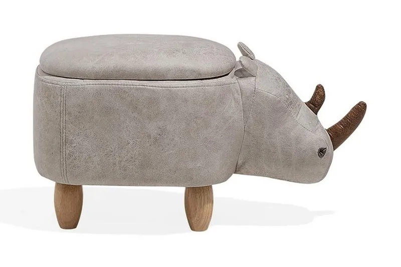 Rhino Puff 60 cm - Grå - Møbler - Stoler & lenestoler - Krakk - Puff