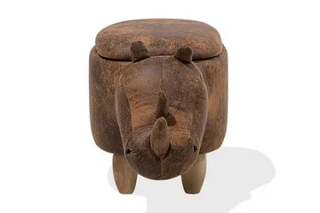 Rhino Puff 60 cm - Brun - Møbler - Stoler & lenestoler - Krakk - Puff