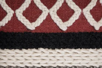 Sager Puff 48 cm - Flerfarget - Møbler - Stoler & lenestoler - Krakk - Puff
