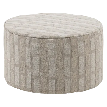 Puff Sarli 60 cm rundt - Natur/Beige - Møbler - Stoler & lenestoler - Krakk - Puff