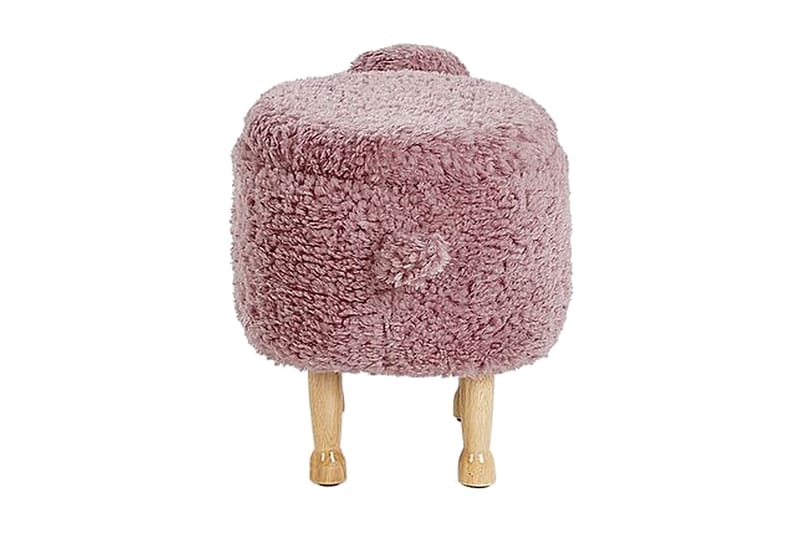 Sauepuff med oppbevaring - Rosa - Møbler - Stoler & lenestoler - Krakk - Puff