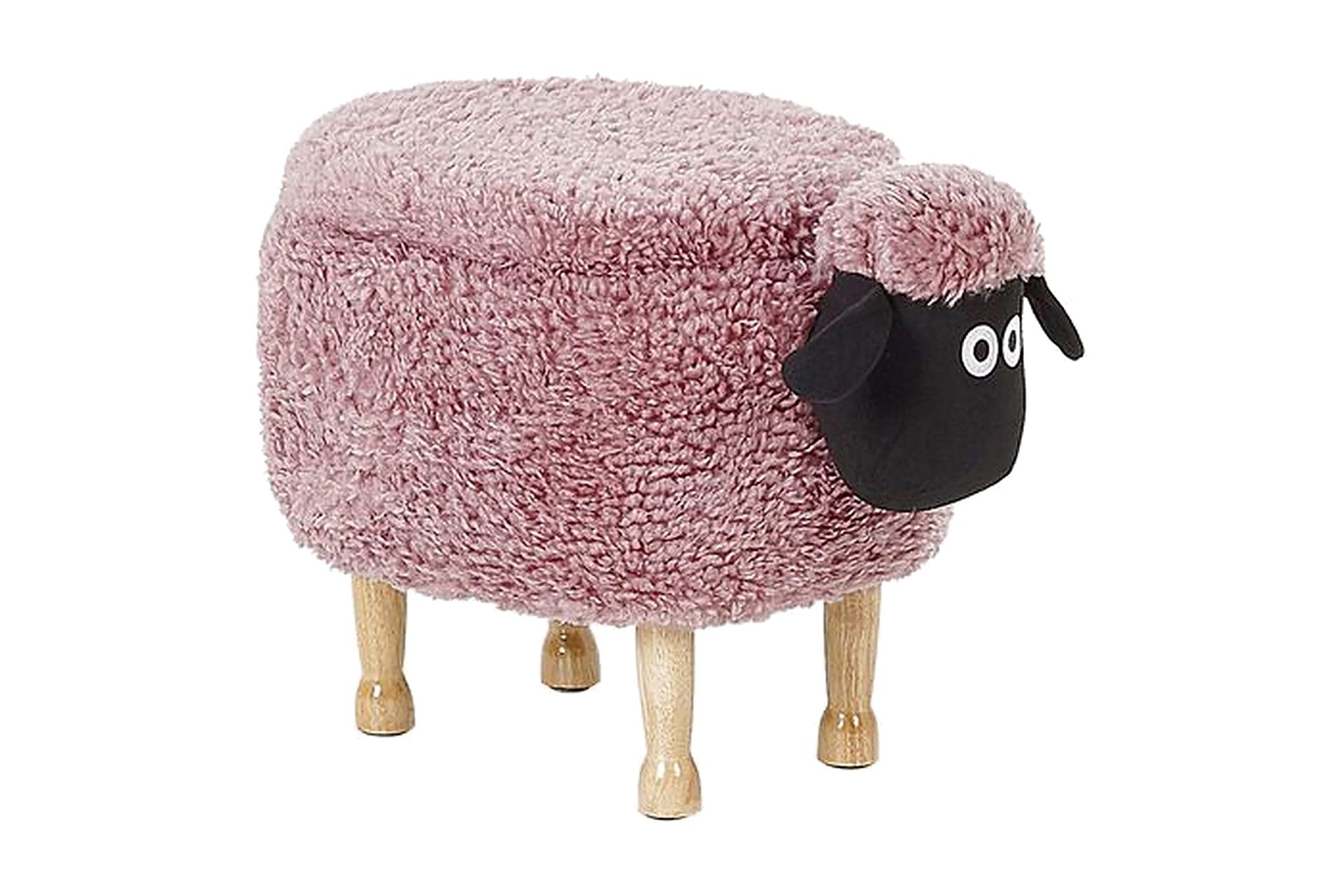 Sauepuff med oppbevaring - Rosa