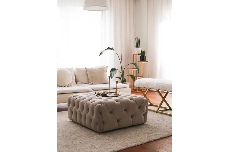 Seban Sittepuff 80 cm, Cream