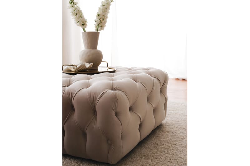 Seban Sittepuff 80 cm - Cream - Møbler - Stoler & lenestoler - Krakk - Puff