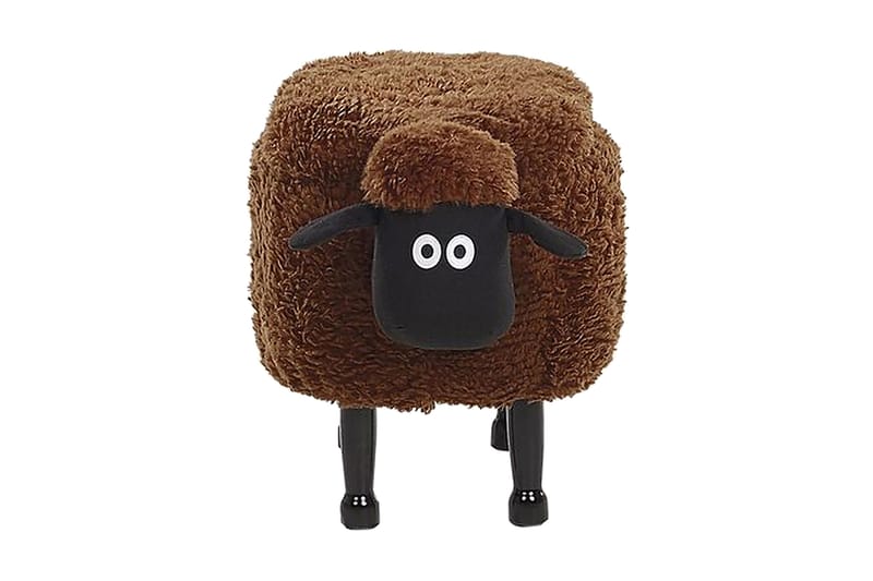 Sheep Sittepuff med Oppbevaring - Brun - Møbler - Stoler & lenestoler - Krakk - Puff