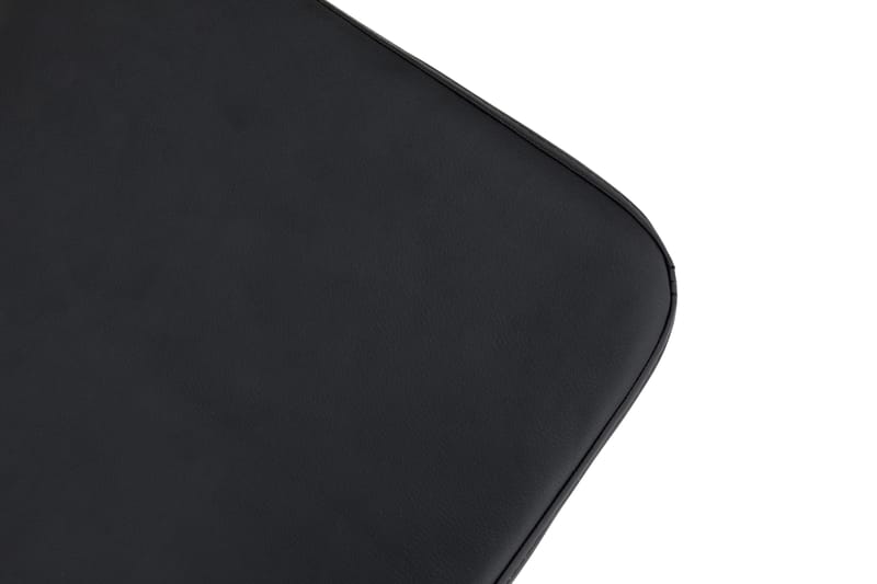 Square Puff Lær - Svart - Møbler - Stoler & lenestoler - Krakk - Puff