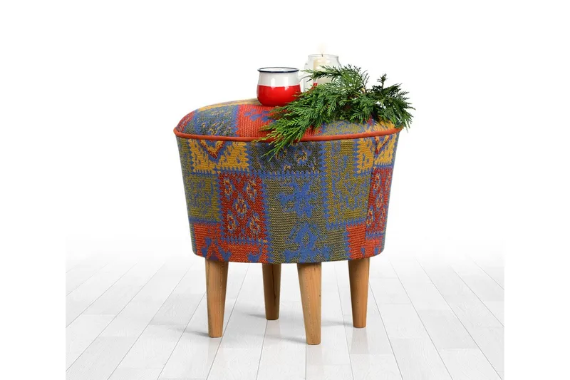 Sweetwater Sittepuff 42 cm, Rød/Blå