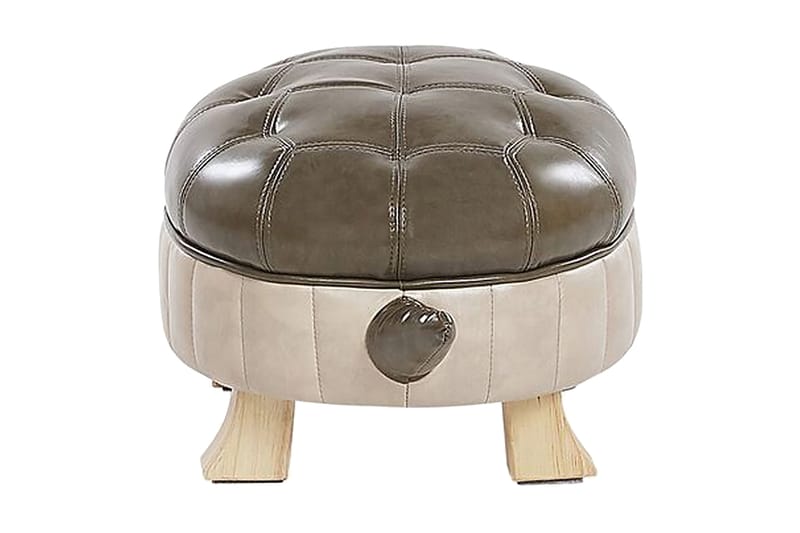Tartaruga Sittepuff - Kunstlær/Grønn/Beige - Møbler - Stoler & lenestoler - Krakk - Puff